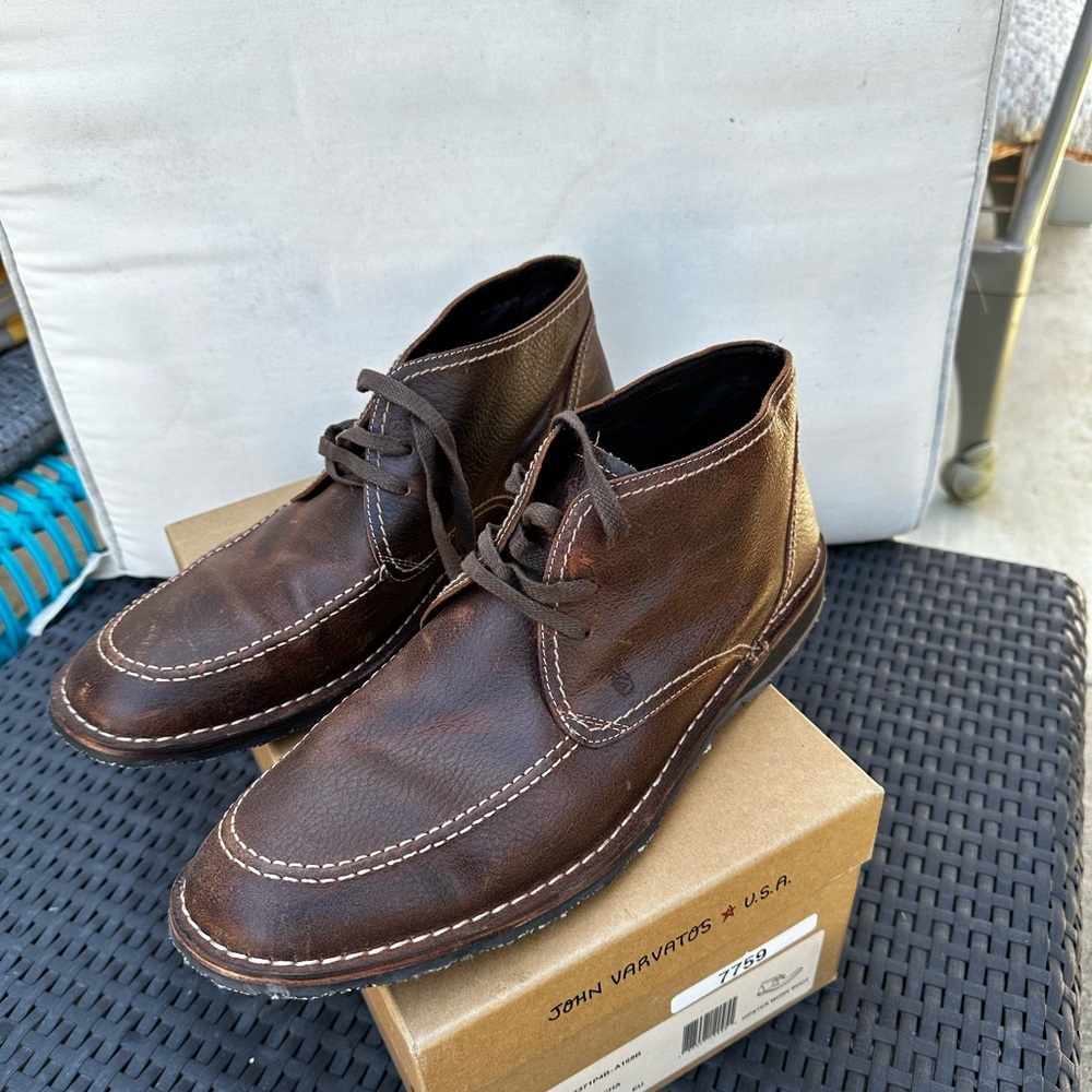 John Varvatos hipster work boot